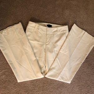 Women’s Banana Republic Cream Dress Pants Size 4
